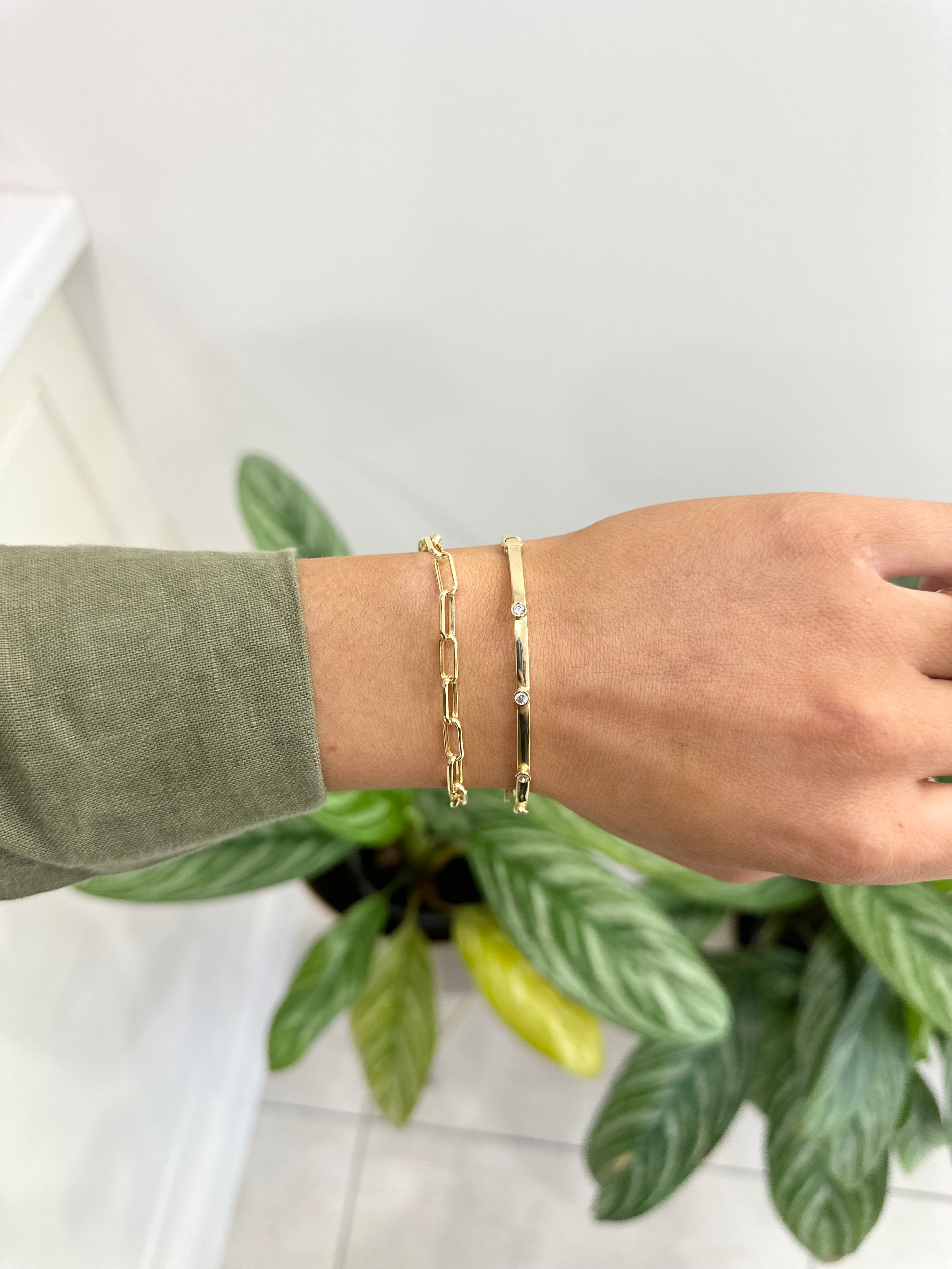 9ct Darcy Gold Paperlink Bracelet