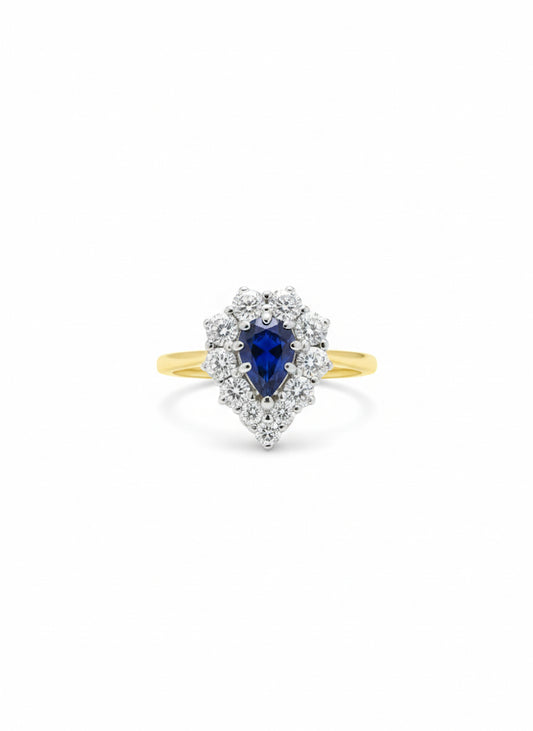 18ct Sapphire & Diamond Ring