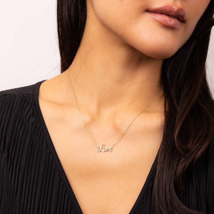 9ct Love Necklace