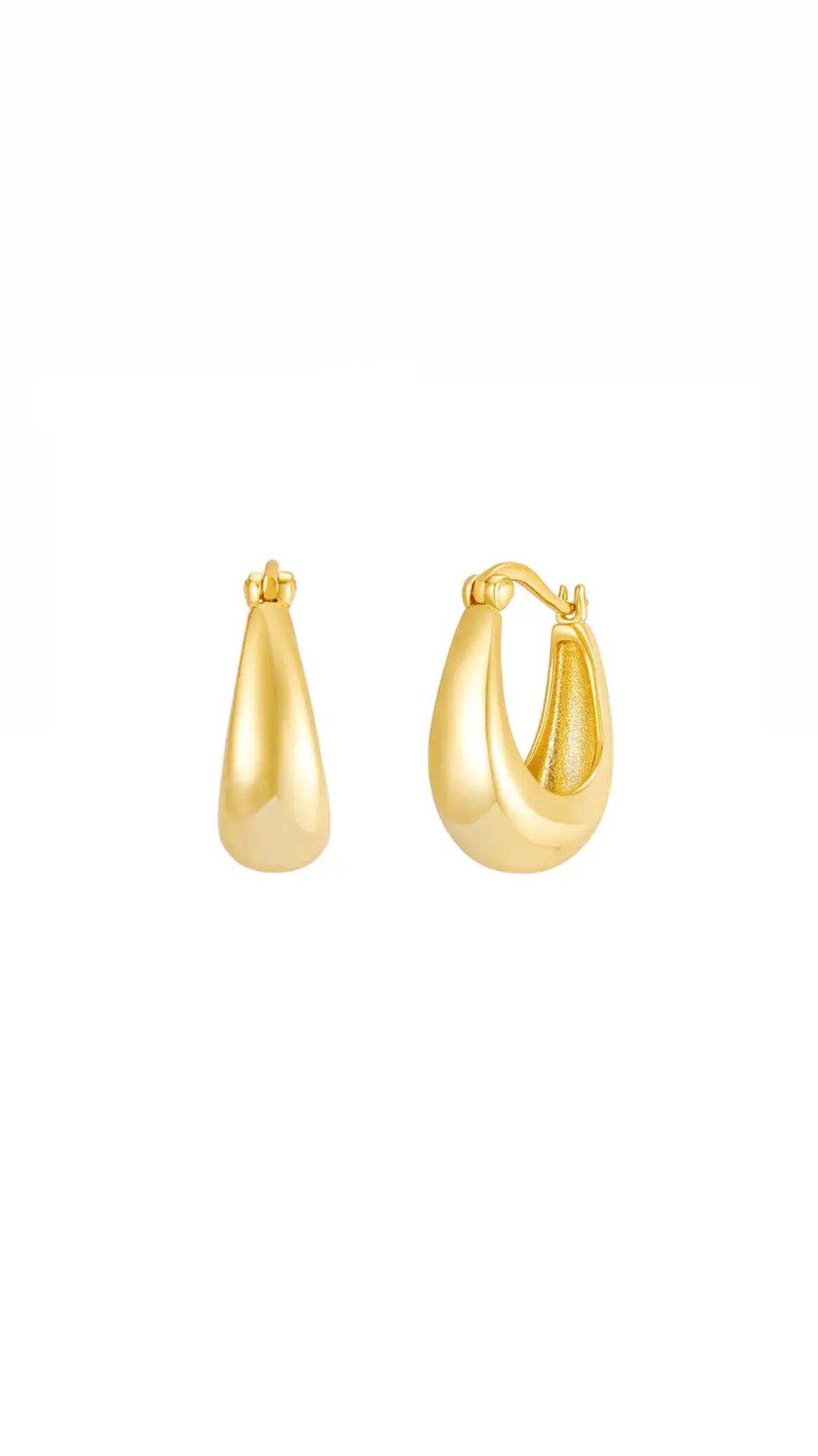 Sloan Gold Plated Hoops