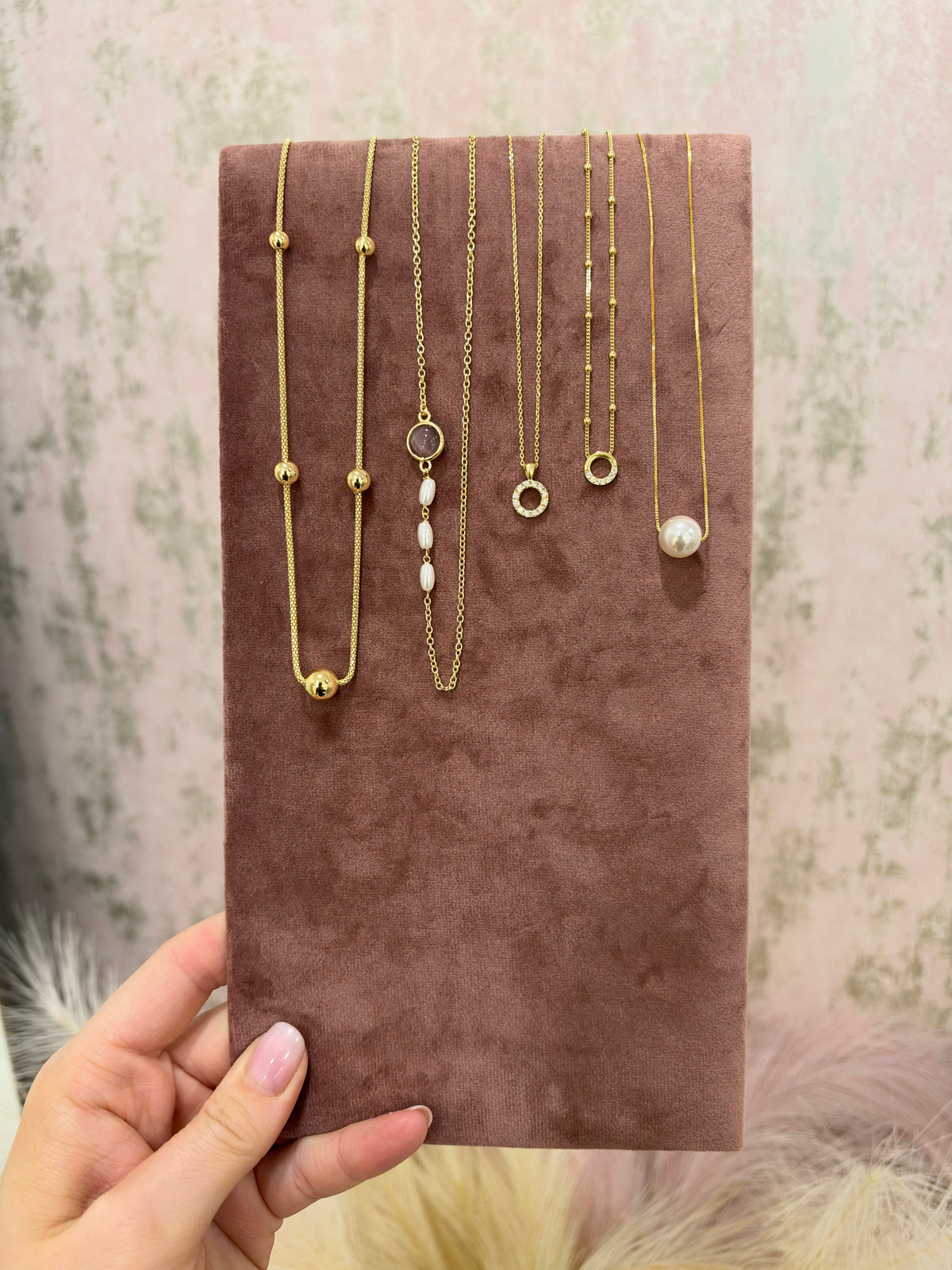 Chas Gold Plated Cubic Zirconia Necklace