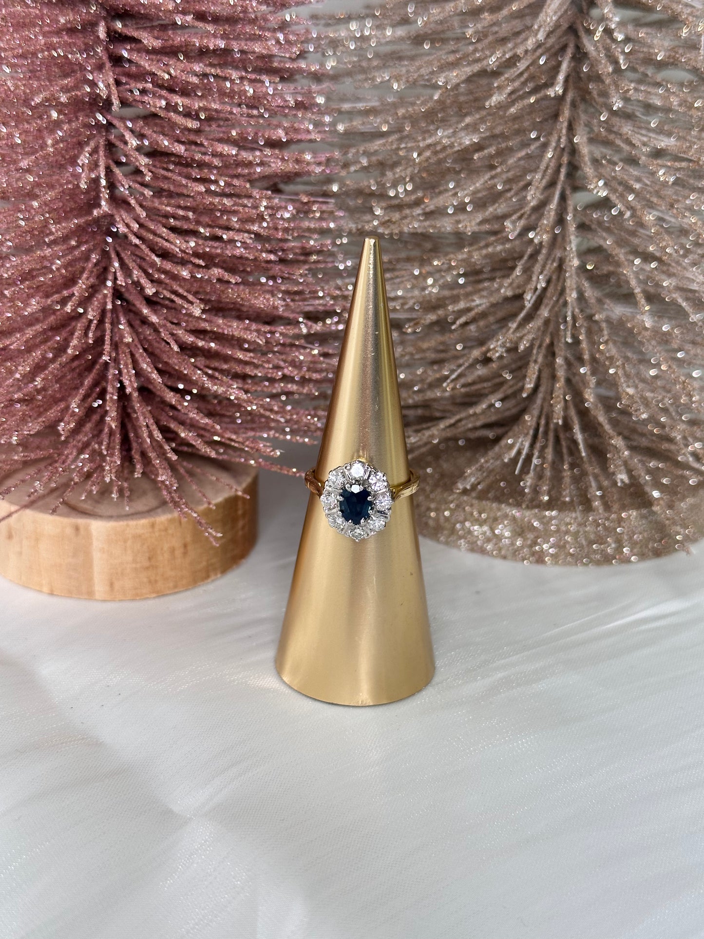 Sapphire And Diamond Ring