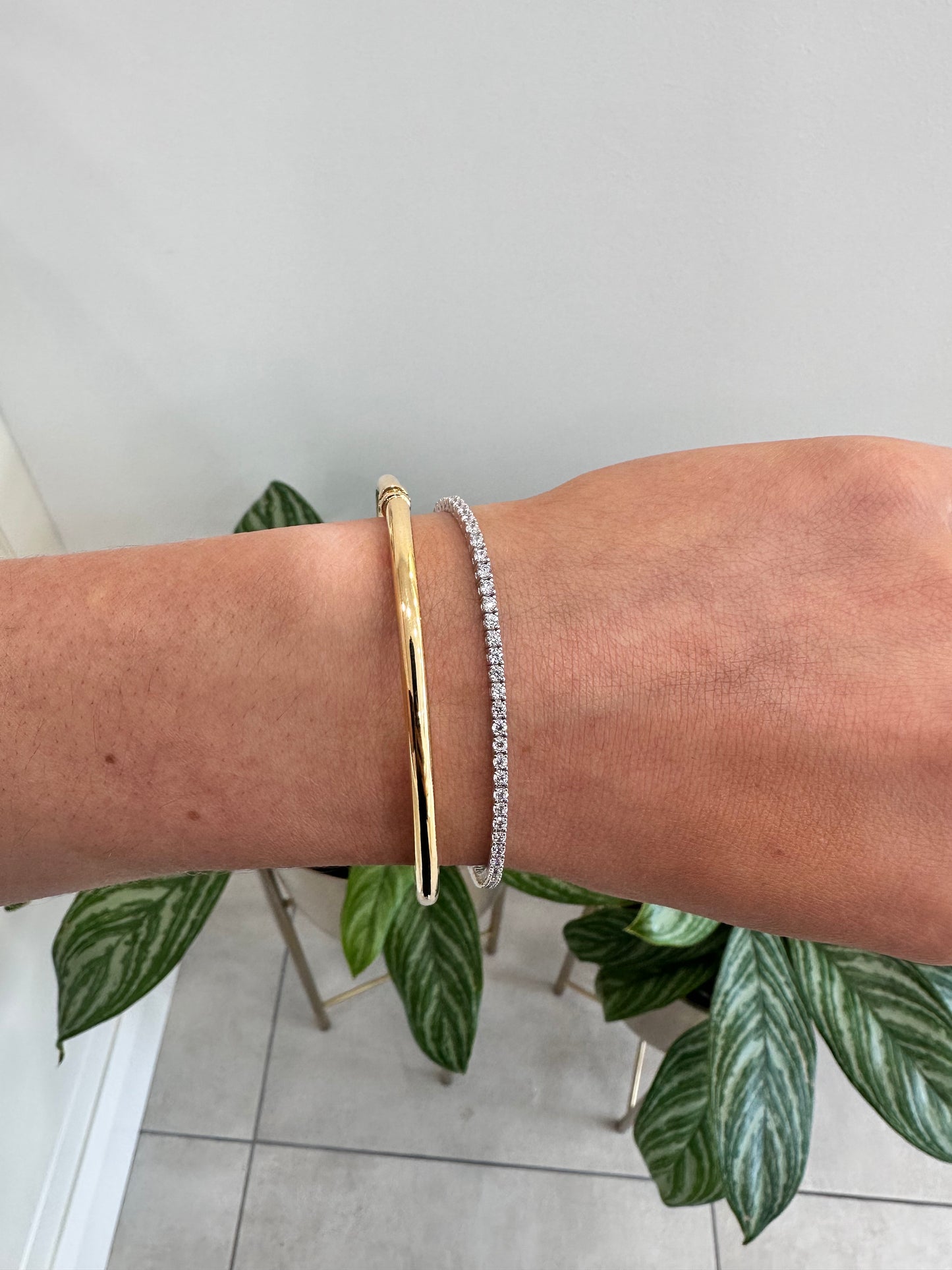Maddy White Gold Bracelet