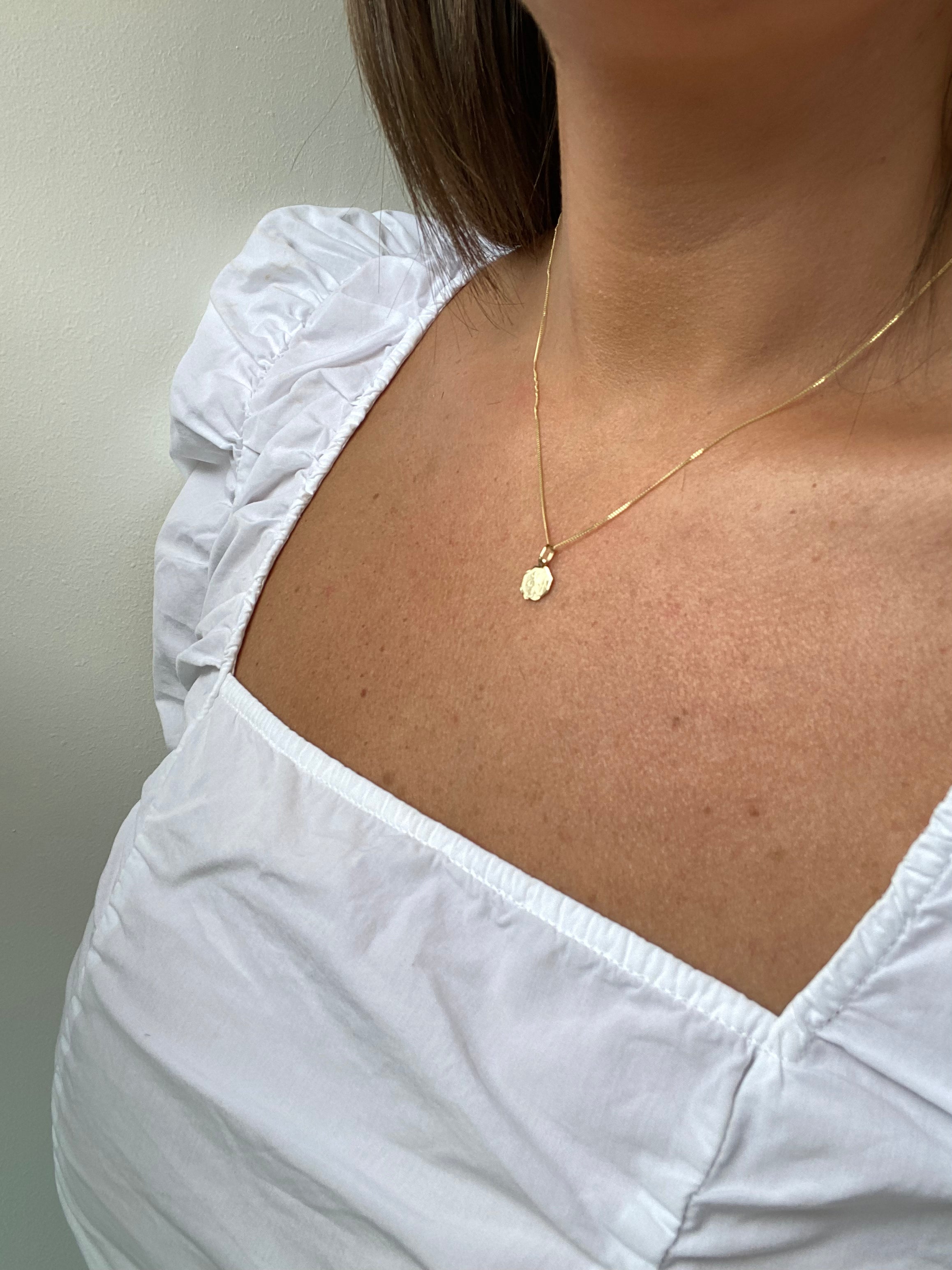 9ct Saint Christopher Necklace