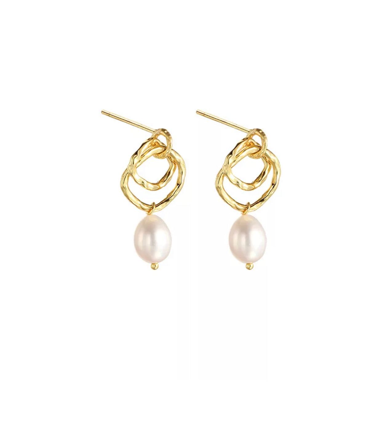 Kim Gold Plated Earrings