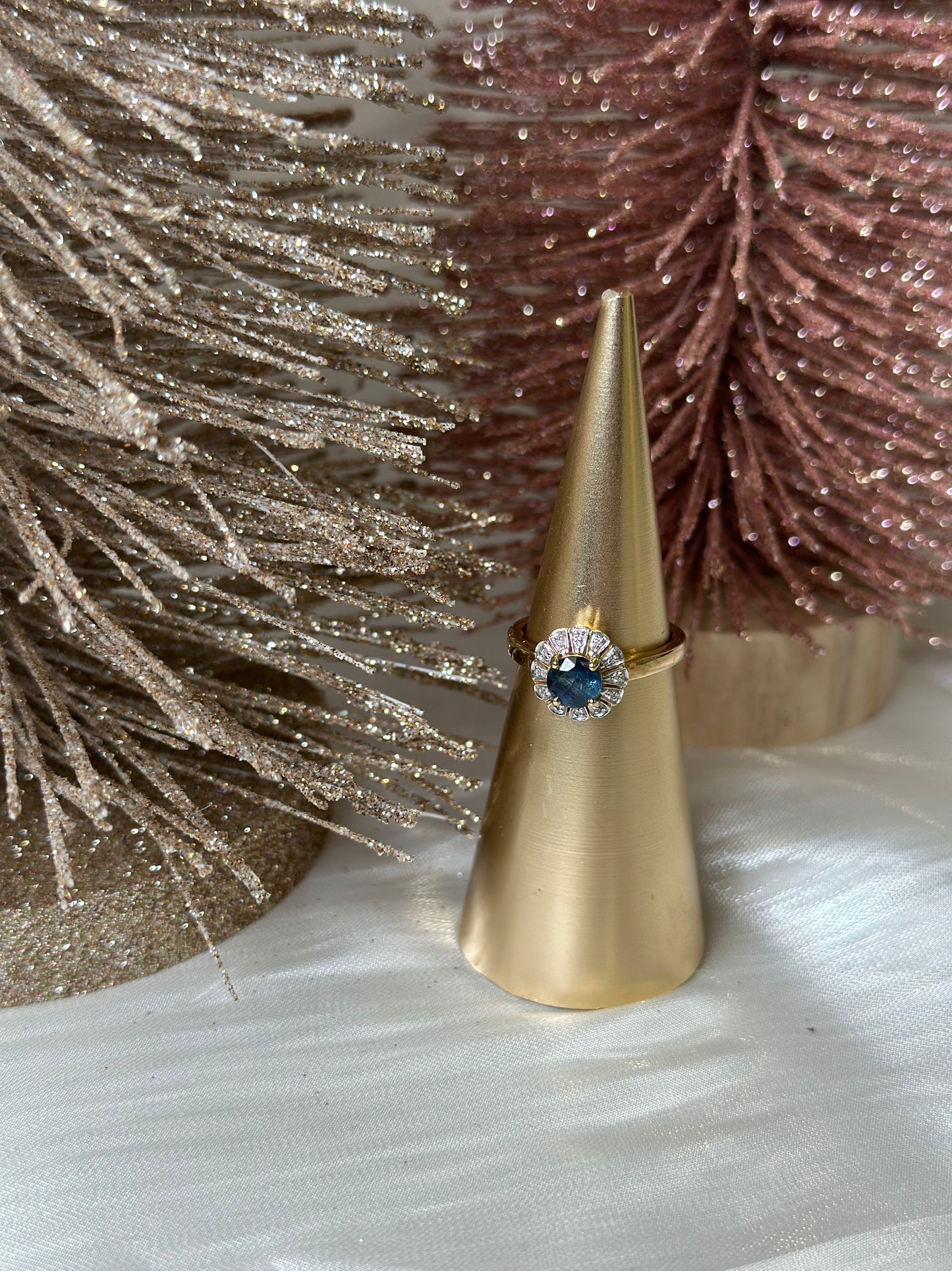 Sapphire & Diamond Ring